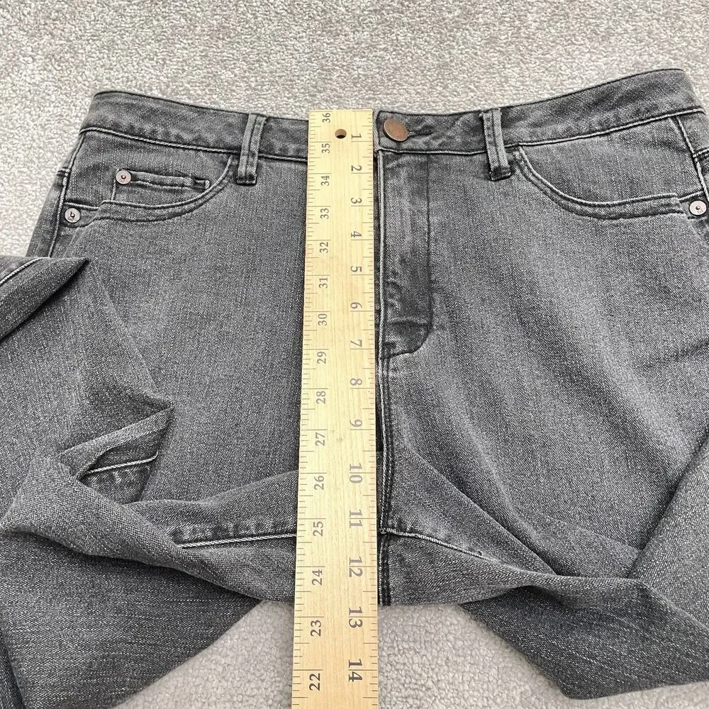 Coldwater Creek Women's Black Wide-Leg Jeans